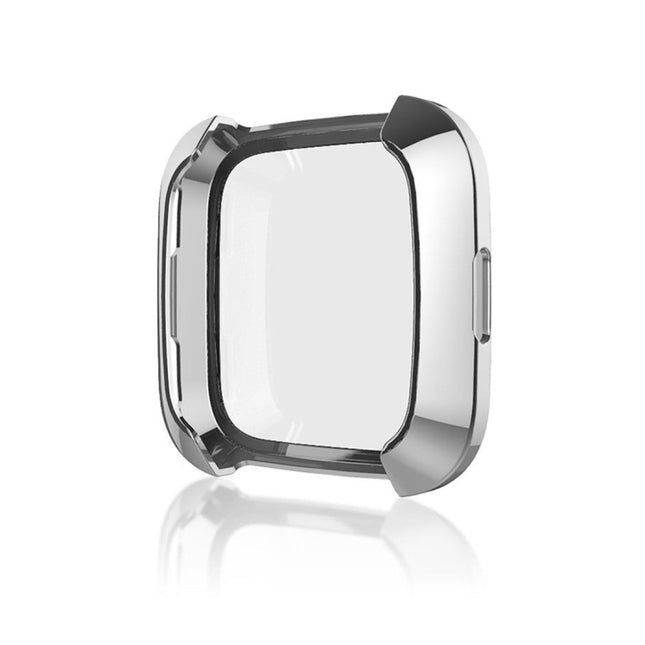 Smart Watch Soft TPU Protective Case for Fitbit Versa(Silver)-garmade.com
