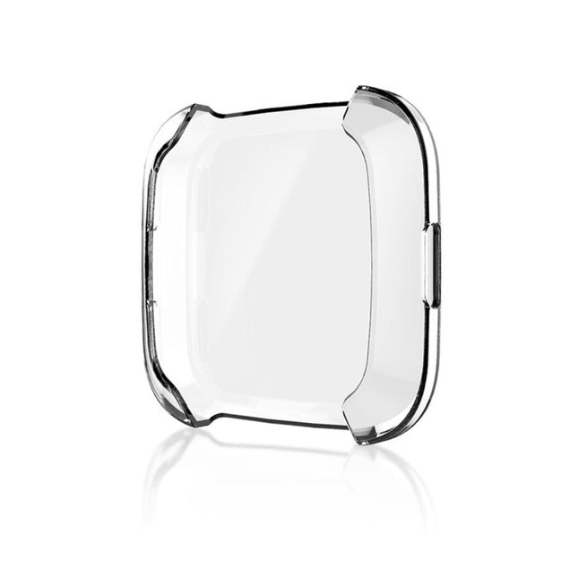 Smart Watch Soft TPU Protective Case for Fitbit Versa(Transparent)-garmade.com