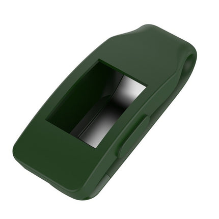 Smart Watch Silicone Clip Button Protective Case for Fitbit Inspire / Inspire HR / Ace 2(Army Green)-garmade.com