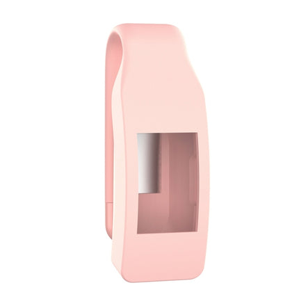 Smart Watch Silicone Clip Button Protective Case for Fitbit Inspire / Inspire HR / Ace 2(Pink)-garmade.com