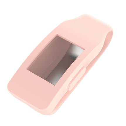 Smart Watch Silicone Clip Button Protective Case for Fitbit Inspire / Inspire HR / Ace 2(Pink)-garmade.com