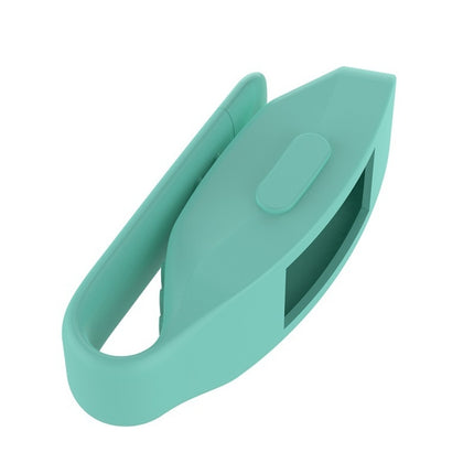 Smart Watch Silicone Clip Button Protective Case for Fitbit Inspire / Inspire HR / Ace 2(Green)-garmade.com