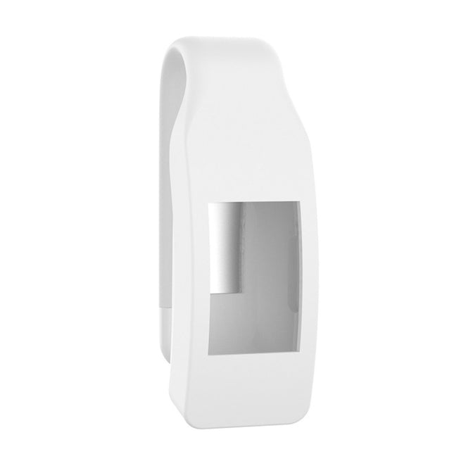 Smart Watch Silicone Clip Button Protective Case for Fitbit Inspire / Inspire HR / Ace 2(White)-garmade.com