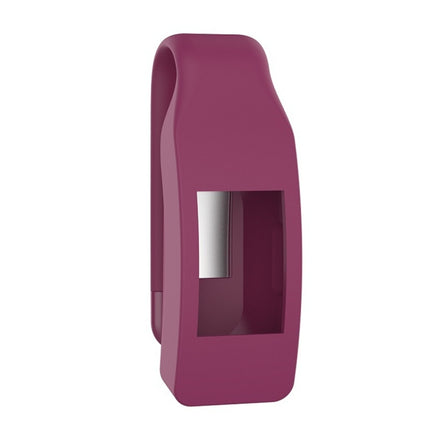 Smart Watch Silicone Clip Button Protective Case for Fitbit Inspire / Inspire HR / Ace 2(Wine Red)-garmade.com