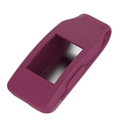 Smart Watch Silicone Clip Button Protective Case for Fitbit Inspire / Inspire HR / Ace 2(Wine Red)-garmade.com