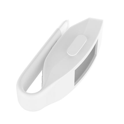 Smart Watch Silicone Clip Button Protective Case for Fitbit Inspire / Inspire HR / Ace 2(White)-garmade.com