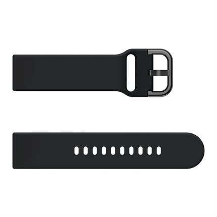 Smart Watch Electroplated Buckle Wrist Strap Watchband for Galaxy Watch Active (Black)-garmade.com