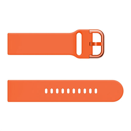 Smart Watch Electroplated Buckle Wrist Strap Watchband for Galaxy Watch Active (Orange)-garmade.com