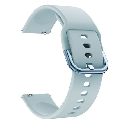 Smart Watch Electroplated Buckle Wrist Strap Watchband for Galaxy Watch Active (Baby Blue)-garmade.com