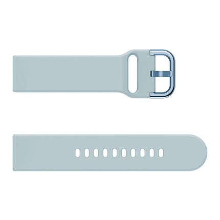 Smart Watch Electroplated Buckle Wrist Strap Watchband for Galaxy Watch Active (Baby Blue)-garmade.com