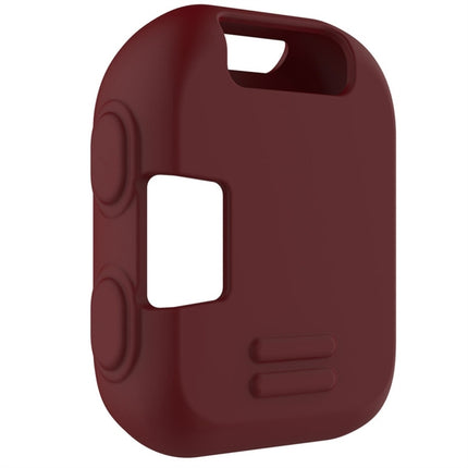 Silicone Protective Case for Garmin Approach G10 Golf(Wine Red)-garmade.com