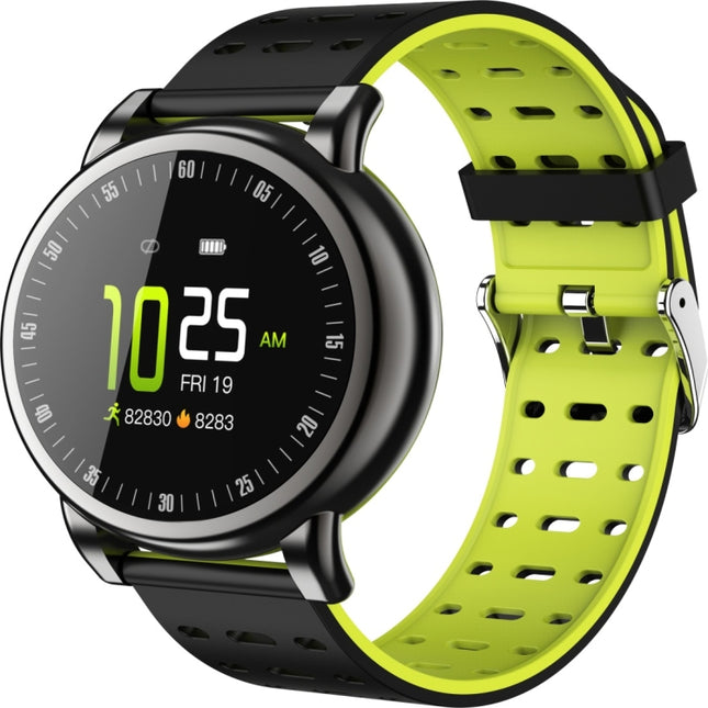 B8+ 1.08 inch IPS Color Screen IP67 Waterproof Smart Watch,Support Message Reminder / Heart Rate Monitor / Blood Oxygen Monitoring / Blood Pressure Monitoring/ Sleeping Monitoring (Green)-garmade.com