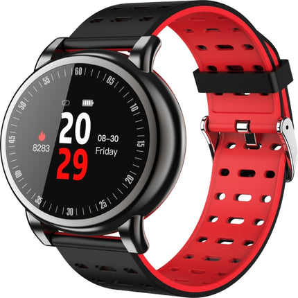 B8+ 1.08 inch IPS Color Screen IP67 Waterproof Smart Watch,Support Message Reminder / Heart Rate Monitor / Blood Oxygen Monitoring / Blood Pressure Monitoring/ Sleeping Monitoring (Red)-garmade.com