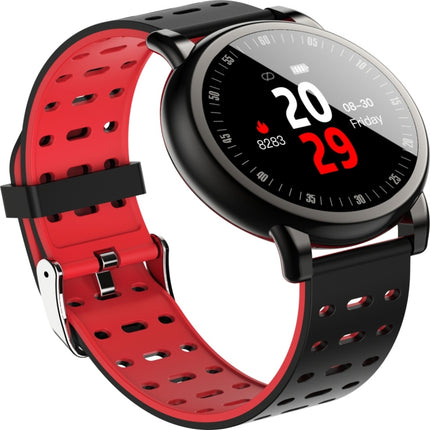 B8+ 1.08 inch IPS Color Screen IP67 Waterproof Smart Watch,Support Message Reminder / Heart Rate Monitor / Blood Oxygen Monitoring / Blood Pressure Monitoring/ Sleeping Monitoring (Red)-garmade.com