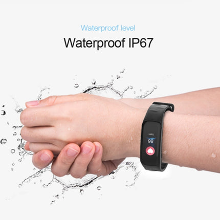 TLW B1 Plus Fitness Tracker 0.96 inch Color Screen Bluetooth 4.0 Wristband Smart Bracelet, IP67 Waterproof, Support Sports Mode / Heart Rate Monitor / Sleep Monitor / Information Reminder (Red)-garmade.com