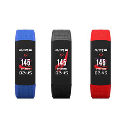 TLW B6 Fitness Tracker 0.96 inch TFT Screen Wristband Smart Bracelet, IP67 Waterproof, Support Sports Mode / Continuous Heart Rate Monitor / Sleep Monitor / Information Reminder(Red)-garmade.com