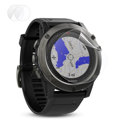 2 PCS ENKAY Hat-Prince for Garmin Fenix 5X Smart Watch HD Screen Protector-garmade.com
