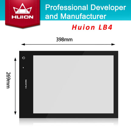 Huion LB4 LED Light Tracing Pad Art Craft Light Box-garmade.com