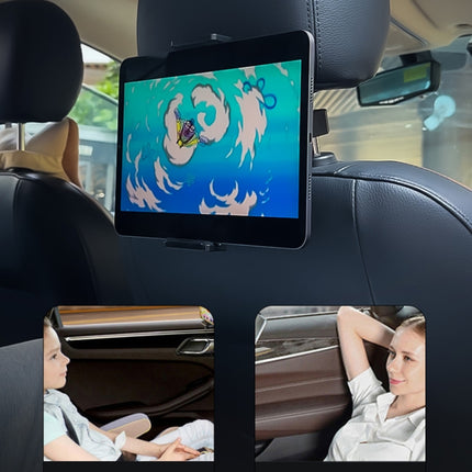 Rear Seat Car Holder Phone Tablet Bracket(Black)-garmade.com
