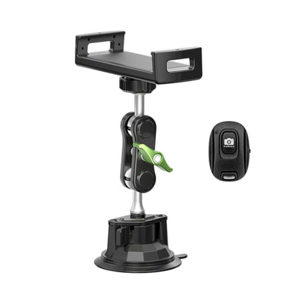 UBA-P1B Car Flexible Tablet Suction Cup Clamp Holder with Remote Control-garmade.com