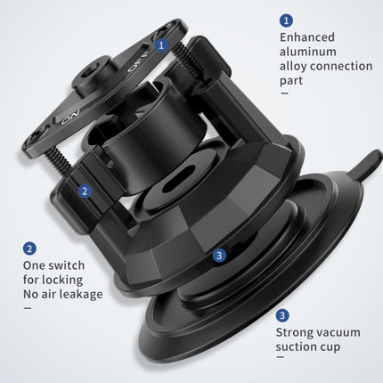UBA-P1L Car Flexible Tablet Suction Cup Clamp Holder with Extension Rod without Remote Control-garmade.com