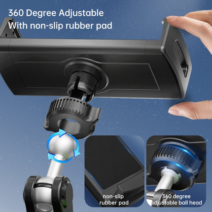 UBA-P1LB Car Flexible Tablet Suction Cup Clamp Holder with Extension Rod & Remote Control-garmade.com