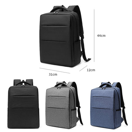 cxs-605 Multifunctional Oxford Cloth Laptop Bag Backpack(Black)-garmade.com