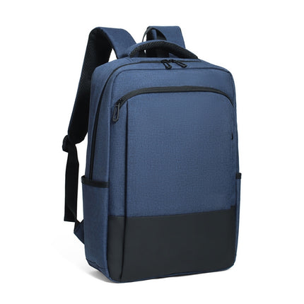 cxs-611 Multifunctional Oxford Laptop Bag Backpack(Dark Blue)-garmade.com