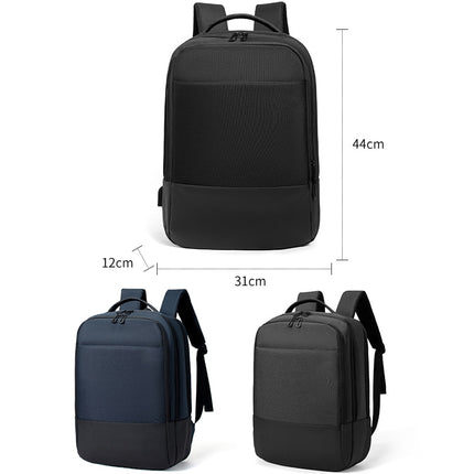 cxs-618 Multifunctional Oxford Laptop Bag Backpack (Black)-garmade.com