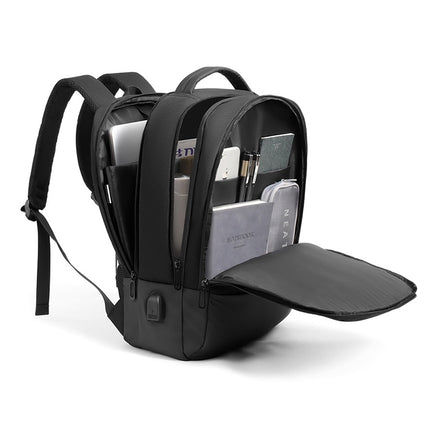 cxs-618 Multifunctional Oxford Laptop Bag Backpack (Dark Gray)-garmade.com