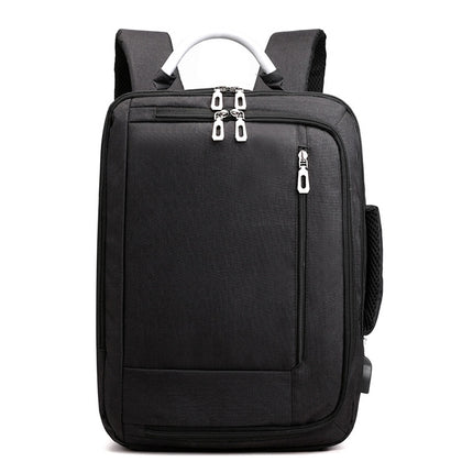 cxs-620 Multifunctional Oxford Laptop Bag Backpack (Black)-garmade.com