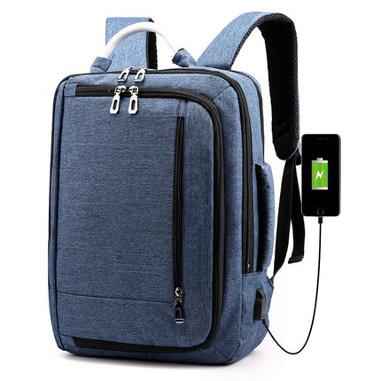 cxs-620 Multifunctional Oxford Laptop Bag Backpack (Blue)-garmade.com