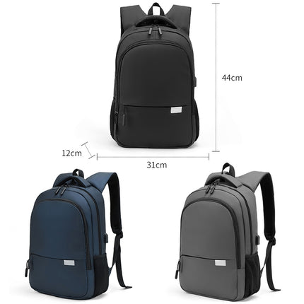 cxs-621 Multifunctional Oxford Laptop Bag Backpack (Black)-garmade.com