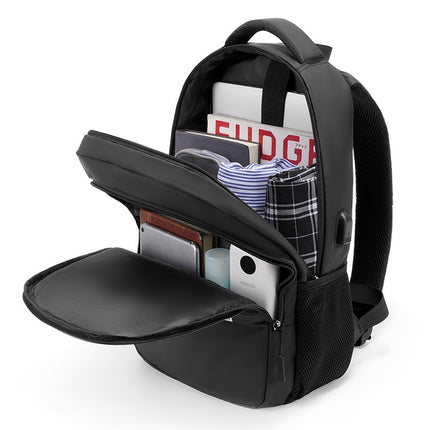 cxs-621 Multifunctional Oxford Laptop Bag Backpack (Grey)-garmade.com