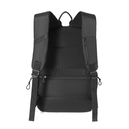 cxs-7203 Multifunctional Oxford Laptop Bag Backpack (Black)-garmade.com