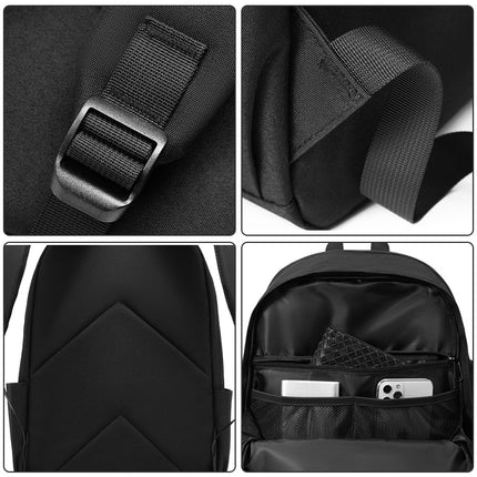 cxs-7303 Ordinary Version Multifunctional Oxford Laptop Bag Backpack (Grey)-garmade.com