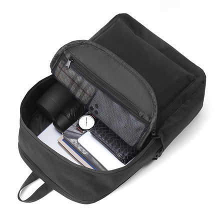 cxs-8106 Multifunctional Oxford Laptop Bag Backpack (Black)-garmade.com