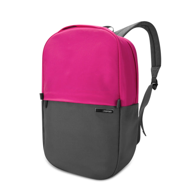POFOKO XY Series 13.3 inch Fashion Color Matching Multi-functional Backpack Computer Bag, Size: S (Rose Red)-garmade.com