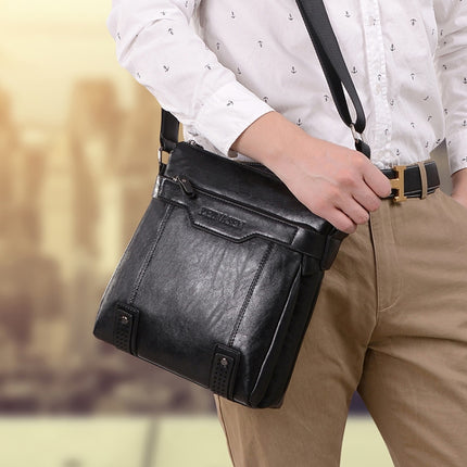 WEIXIER 15036 Multifunctional Men Business Messenger Bag Single Shoulder Bag with Handbag (Black)-garmade.com