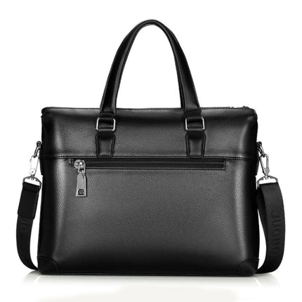 WEIXIER 16037 Multifunctional Men Business Handbag Computer Briefcase Single Shoulder Bag with Handbag(Black)-garmade.com