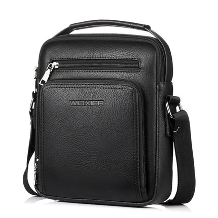 WEIXIER 18062 Multifunctional Men Business Handbag Crossbody Bag Single Shoulder Bag (Black)-garmade.com