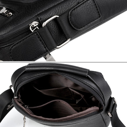 WEIXIER 18062 Multifunctional Men Business Handbag Crossbody Bag Single Shoulder Bag (Brown)-garmade.com