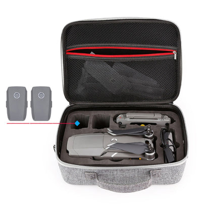 Shockproof Waterproof Portable Case for DJI Mavic 2 Pro / Zoom and Accessories, Size: 29cm x 19.5cm x 12.5cm(Grey)-garmade.com