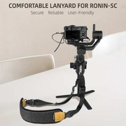 Sunnylife RO-Q9228 Handheld Gimbal Special Lanyard Shoulder Strap + Fixed Ring Hang Buckle for DJI RONIN-SC-garmade.com