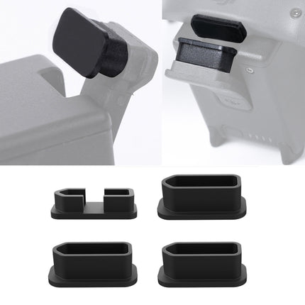 Sunnylife FV-DC269 4 in 1 Silicone Body Port + Battery Port Dust-Proof Plugs for DJI FPV-garmade.com