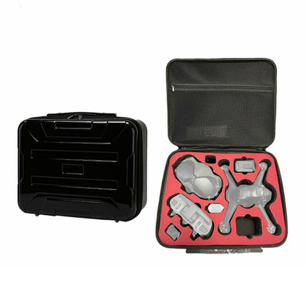 Portable Hard Case Carrying Travel Storage Box Waterproof Hard Case Storage Bag for DJI FPV(Black)-garmade.com