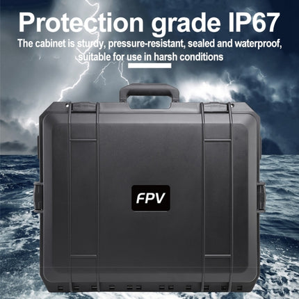 For DJI FPV Aluminum Alloy Explosion-proof Suitcase Portable Storage Box Case Travel Carrying Bag, No Disassembly Propeller-garmade.com