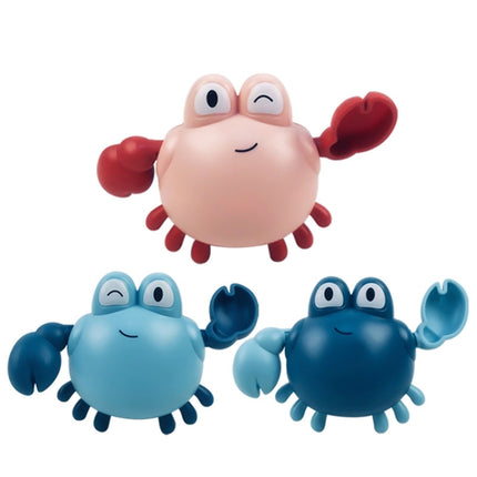 3 PCS Clockwork Crab Baby Bath Play with Water Toys, Random Color Delivery-garmade.com