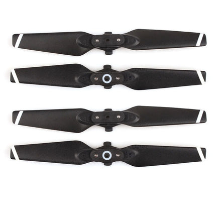2 Pairs 4730F Foldable Quick-Release CW / CCW Propellers for DJI Spark(White)-garmade.com