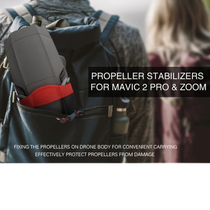 Sunnylife M2-Q9143 Propeller Stabilizers for DJI Mavic 2 Pro / Zoom(Black)-garmade.com